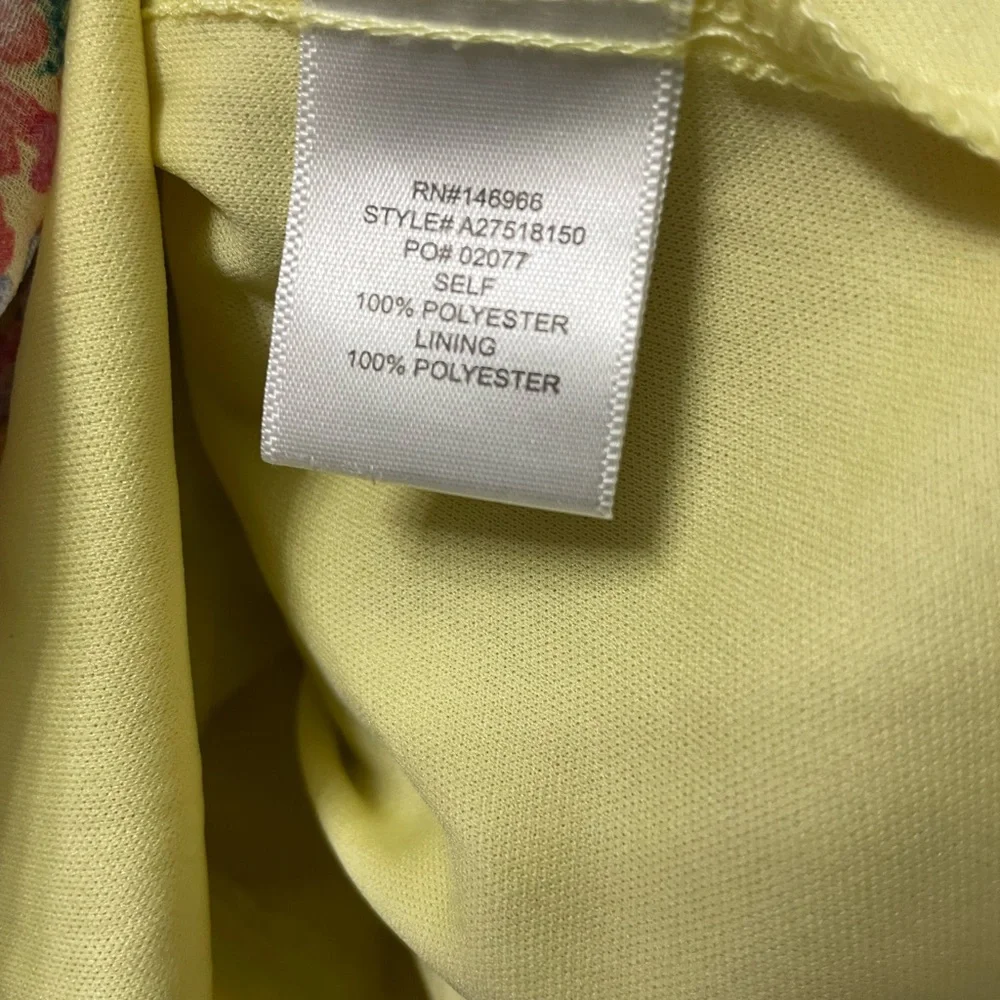 Franki by Francesca’s Yellow Floral Smocked Dress